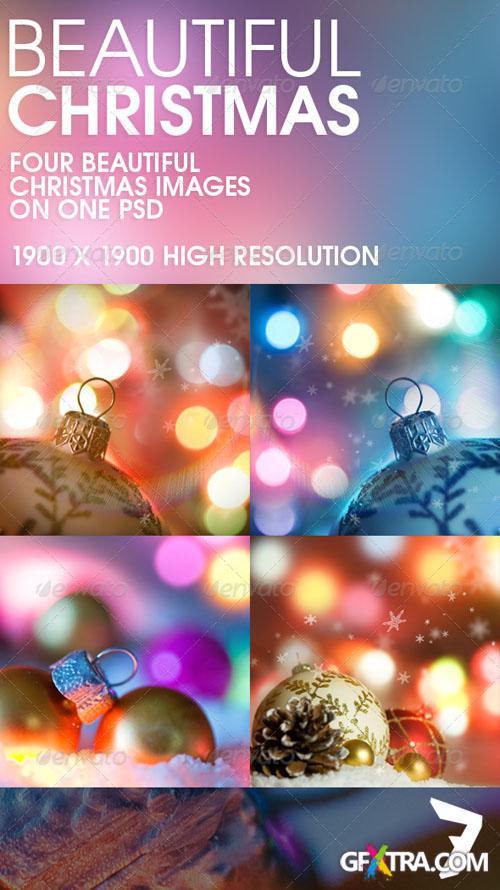 GraphicRiver - Beautiful Christmas: Background Set 140163