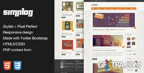 ThemeForest - Simplog - Responsive HTML5 Blog Template