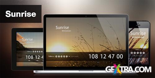 ThemeForest - Sunrise - Coming Soon Page