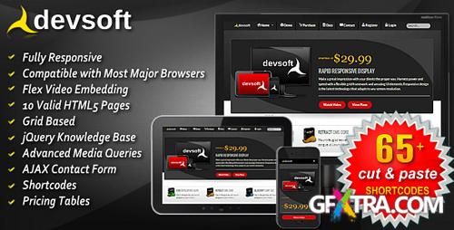 ThemeForest - DevSoft - Responsive HTML5 Full Sales Website