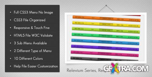 CodeCanyon - Relevium Series, Responsive Menu