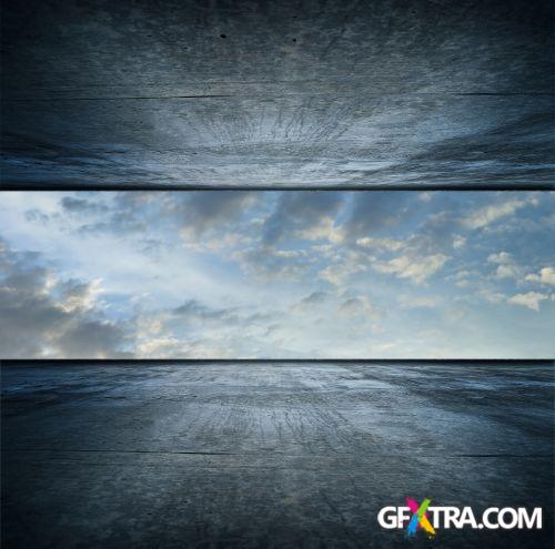 Grunge Backgrounds & Floor - Shutterstock 100xJPG