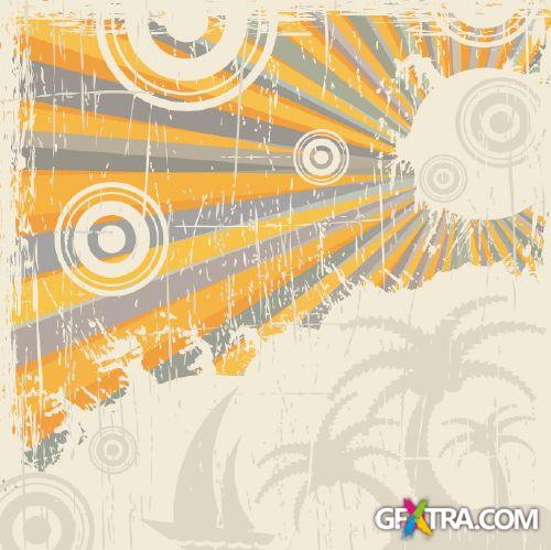 Retro Backgrounds - Shutterstock 150xEPS