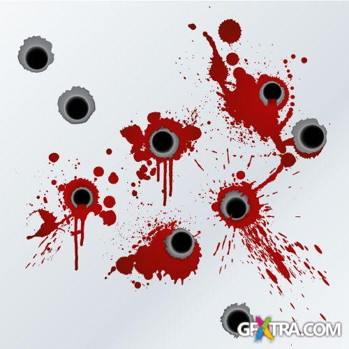 Blood Splatter - Shutterstock 50xEPS