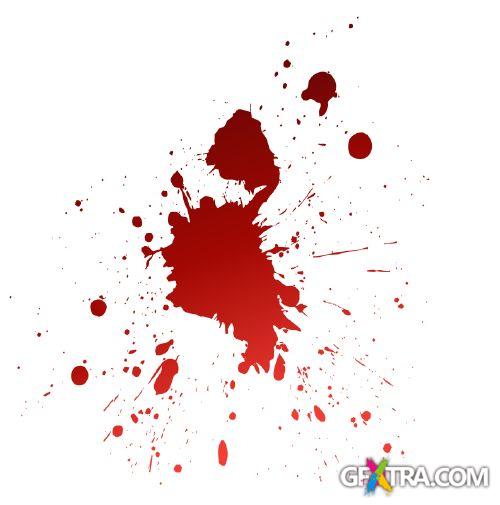 Blood Splatter - Shutterstock 50xEPS