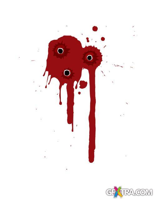 Blood Splatter - Shutterstock 50xEPS