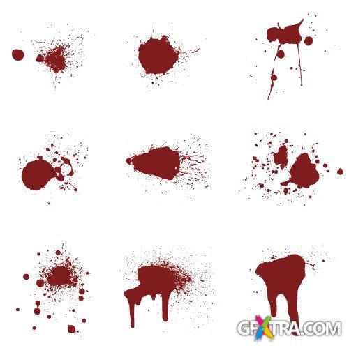 Blood Splatter - Shutterstock 50xEPS