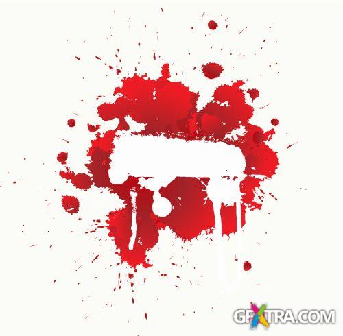 Blood Splatter - Shutterstock 50xEPS