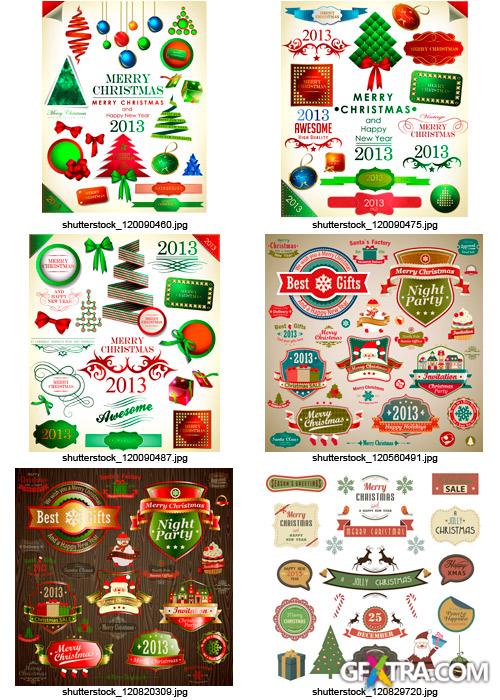 Amazing SS - Christmas Labels & Design Elements 2, 25xEPS