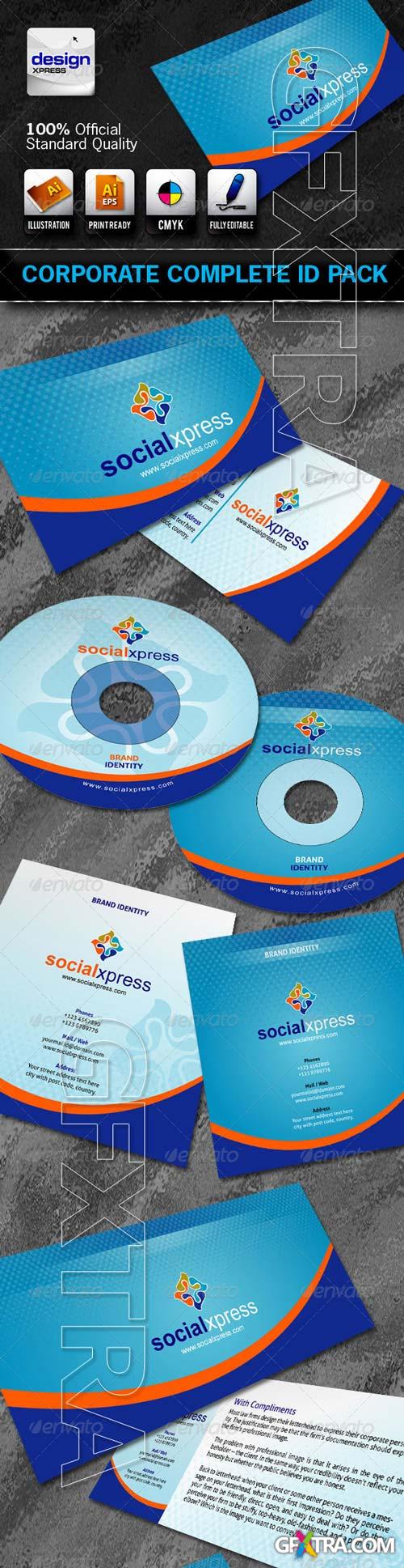 GraphicRiver: SocialXpress Business Corporate ID Pack + Logo