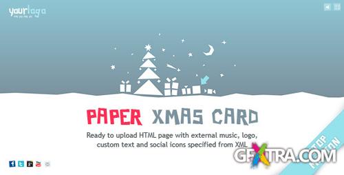 ActiveDen - Stop-Motion Paper Christmas Card XML