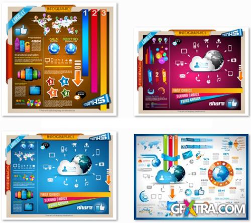 Infographics Collection #3 - 25 EPS Vector Stock