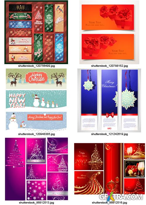 Amazing SS - Christmas Banners & Cards 2, 25xEPS