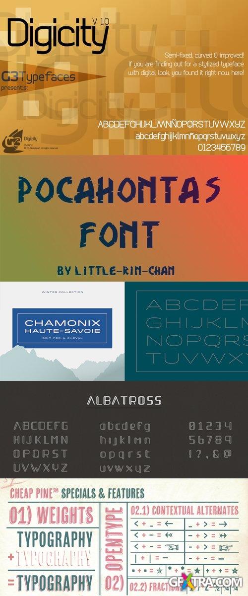 89 New Latin Fonts Collection