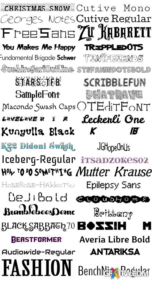 207 Fonts Collection