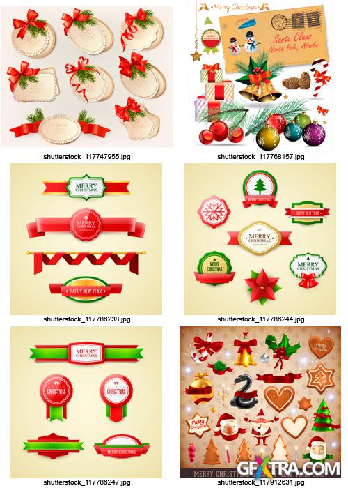 Amazing SS - Christmas Labels & Design Elements 3, 25xEPS