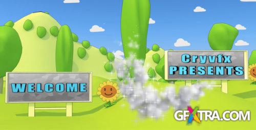 After Effects Project - Cartoon Park 3D Animation 129857