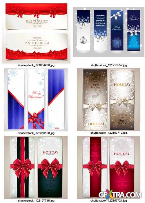 Amazing SS - Christmas Banners & Cards 4, 25xEPS