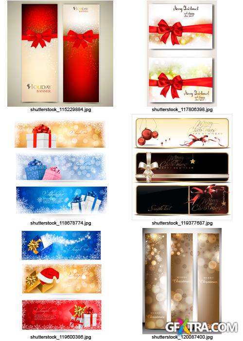 Amazing SS - Christmas Banners & Cards 4, 25xEPS