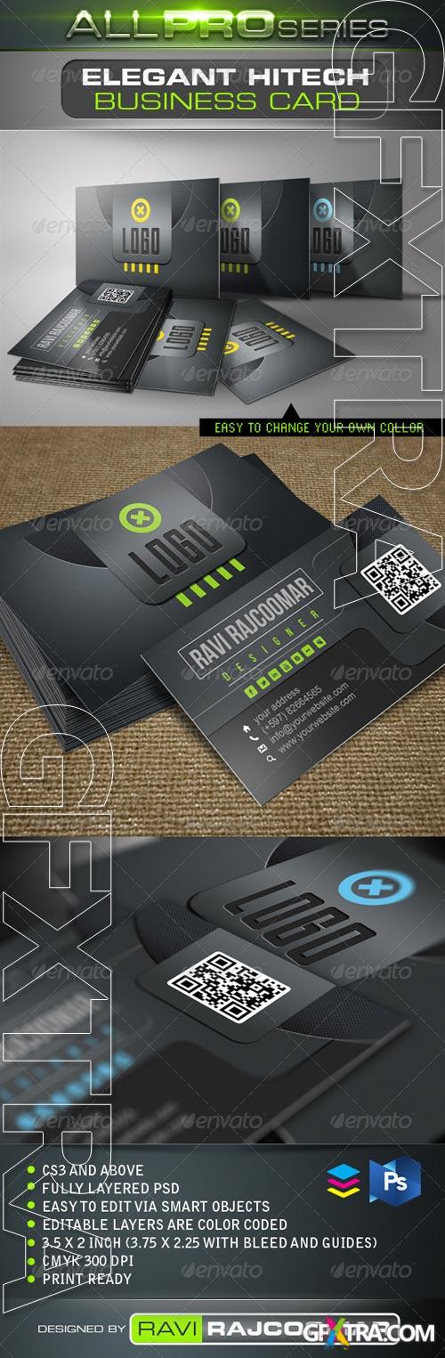 GraphicRiver - Elegant Hi-Tech Business Card