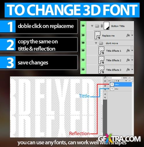 GraphicRiver - Extreme 3D (Flyer Template 4x6\