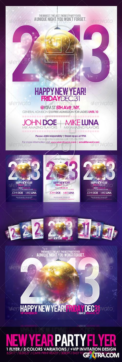 GraphicRiver - Happy New Year Party Flyer