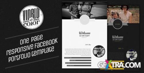 ThemeForest - Vidro De Color - Responsive Facebook Template