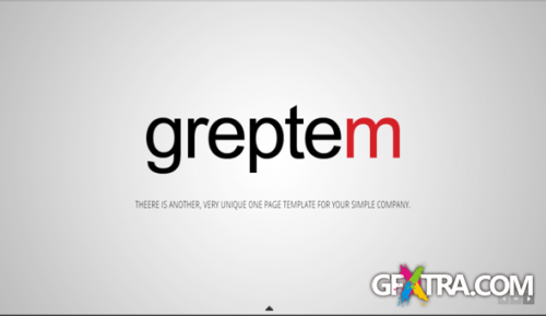 ThemeForest - GReptem - HTML 5 CSS3 Simple One page