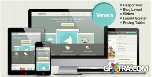 ThemeForest - Venera - Responsive HTML Template - Retro colors