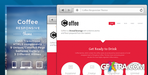 ThemeForest - Coffee - Responsive Theme