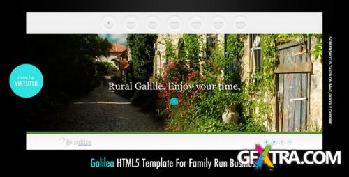 ThemeForest - Galilea - Scollable Imageless HTML5 Template