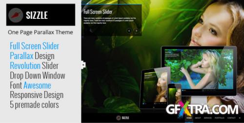 ThemeForest - Sizzle - OnePage Responsive Parallax Theme