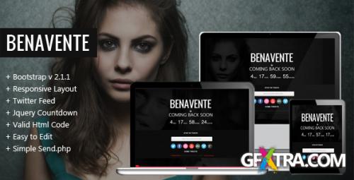 ThemeForest - Benavente - Coming Soon Template