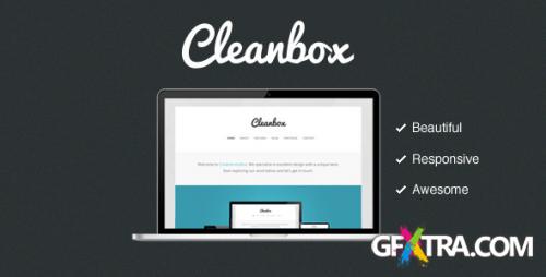 ThemeForest - Cleanbox. Clean, Responsive, Awesome