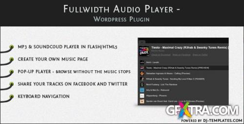 CodeCanyon - Fullwidth Audio Player v1.0.1 - Wordpress plugin