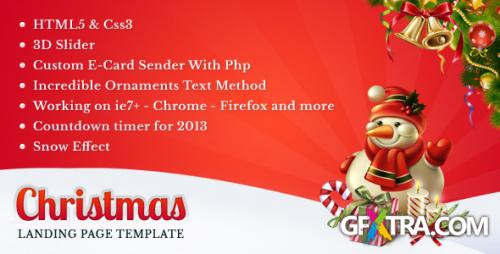 ThemeForest - Christmas Landing Page