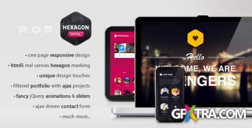 ThemeForest - Hexagon - Creative & Responsive One Page Portfolio