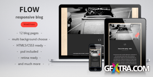 ThemeForest - Flow - responsive blog/personal template