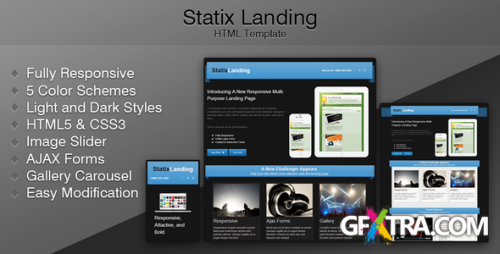 ThemeForest - Statix - Landing Page