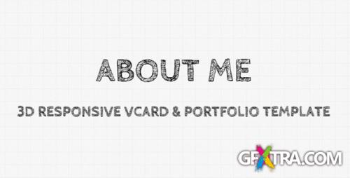 ThemeForest - AboutMe - 3D Responsive Vcard & Portfolio Template