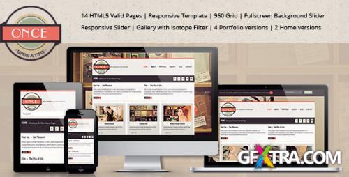 ThemeForest - "Once ...upon a time" - Responsive Site Template