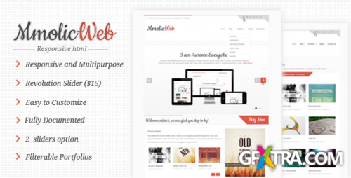 ThemeForest - Mmolic - Responsive css3 multipurpose theme