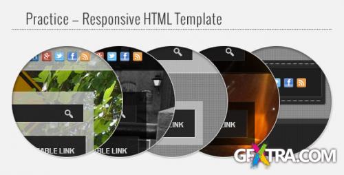 ThemeForest - Practice - Responsive HTML Template