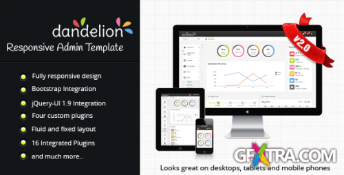 ThemeForest - Dandelion Admin v2.0 - Responsive Admin Template