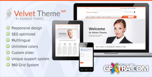 ThemeForest - Velvet v1.4.1 - Clean, Responsive WordPress Theme