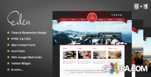 ThemeForest - Eden Hotel - Responsive HTML Template