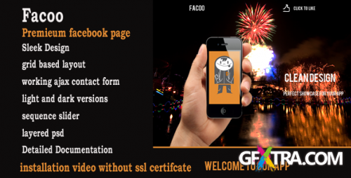 ThemeForest - Facoo - Premium Facebook Page