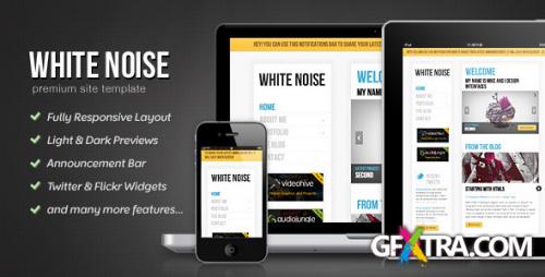 ThemeForest - White Noise v1.2  - HTML5 Template