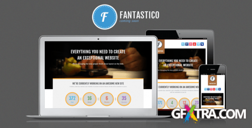 ThemeForest - Fantastico - Coming Soon Template