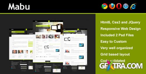 ThemeForest - Mabu - HTML5/CSS3 Responsive Theme